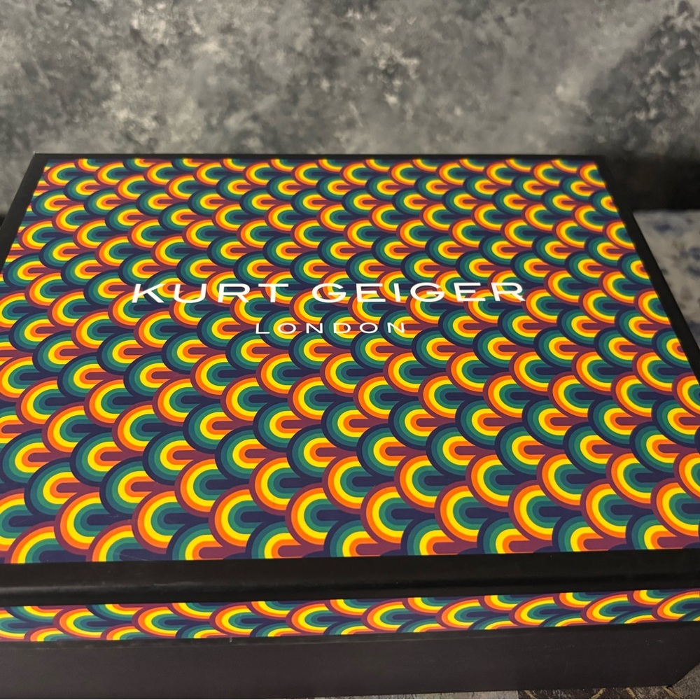 Kurt Geiger London Laney White Crystal Sneakers - Picture 8 of 16